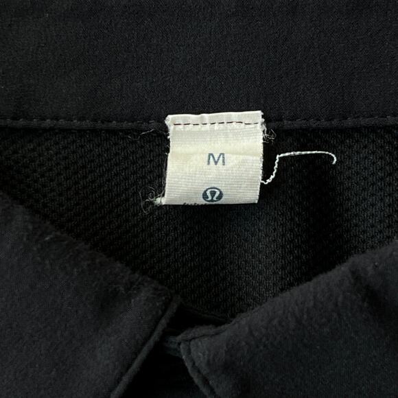 Lululemon Men's Assert Polo Shirt Heathered Black Medium - Picture 3 of 3